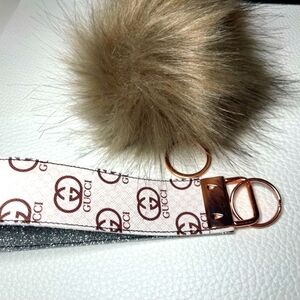 Gucci keychain wristlet